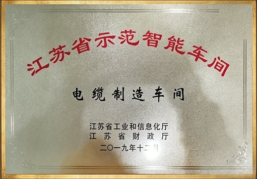 江蘇省示范智能車間